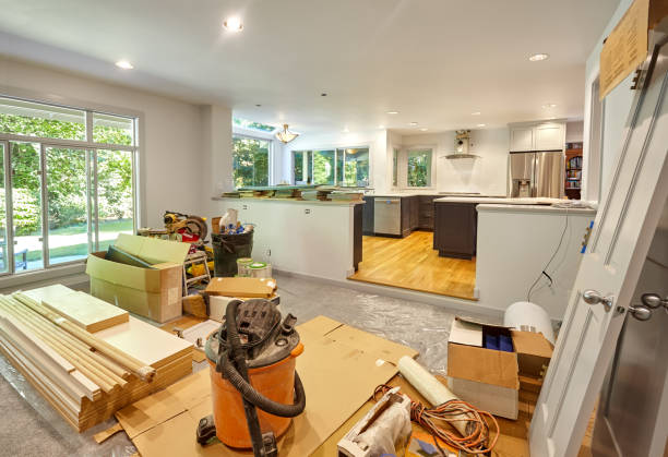 Professional Cabinet Refacing technician working in Vashon, WA
